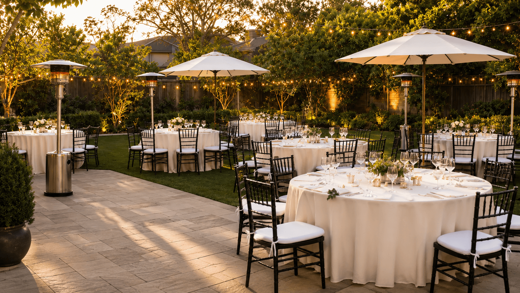 Rentals event service in day lighting